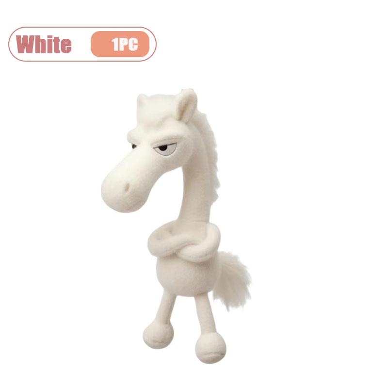 1/3/5/10PCS 2026 Year of The Horse Black Horse Plush Mascot Hanging Ornament Small Pony Bag Pendant Decoration