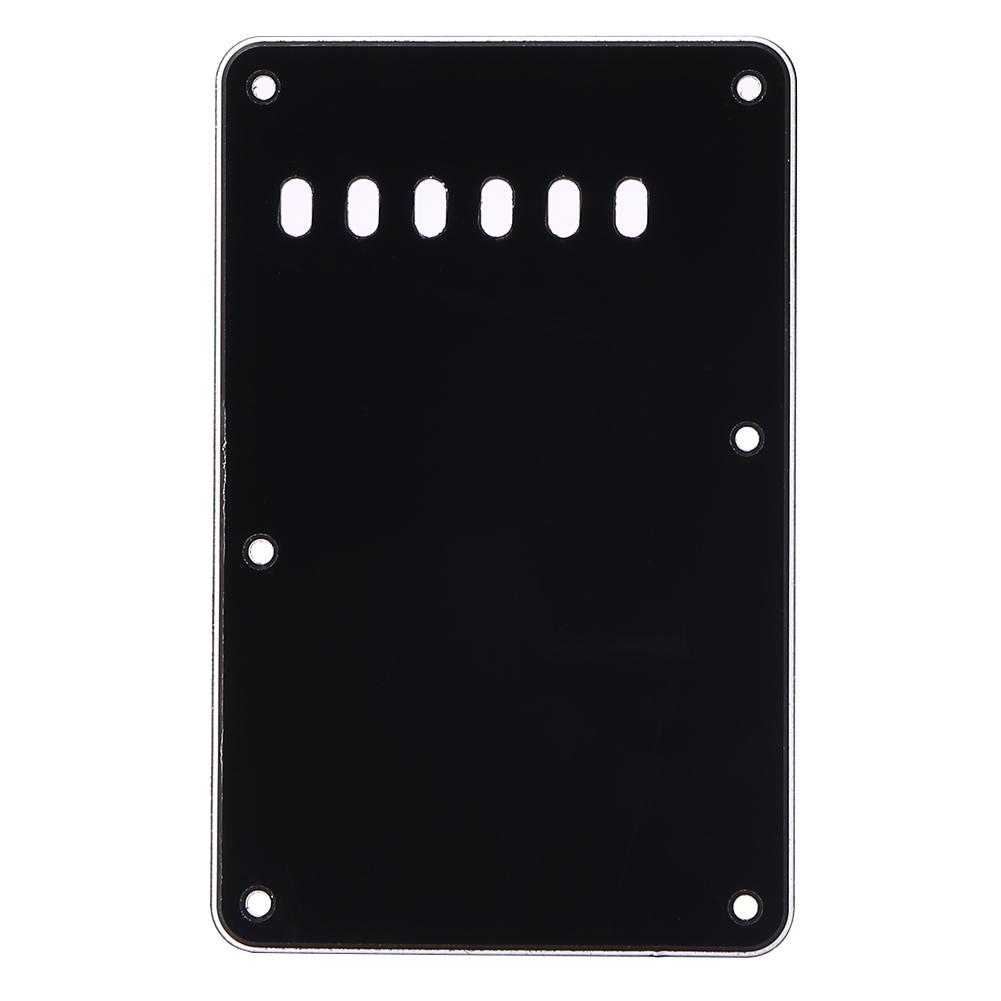 Guitar Bass Instrument Accessories 6 Holes Guitar Tremolo Cavity Cover Back Plate for Fender ST SQ Electric Guitar