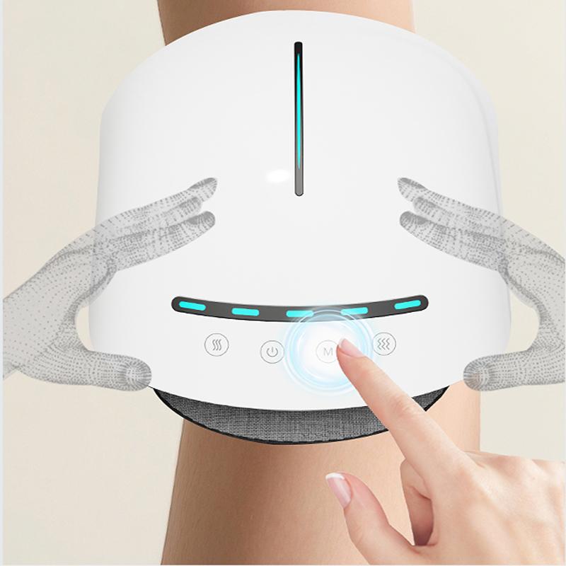 Electric Knee Massager for Arthritis Joint Pain Injury Infrared Heat and Vibration Knee Massager for Knee Pain Relief