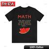 Mathe und Wassermelonen Mathematik Berechnung Zahlen T-Shirt Wassermelonen Shirt Bequem Chic Klassisches T-Shirt Trippy Zurück zur Schule