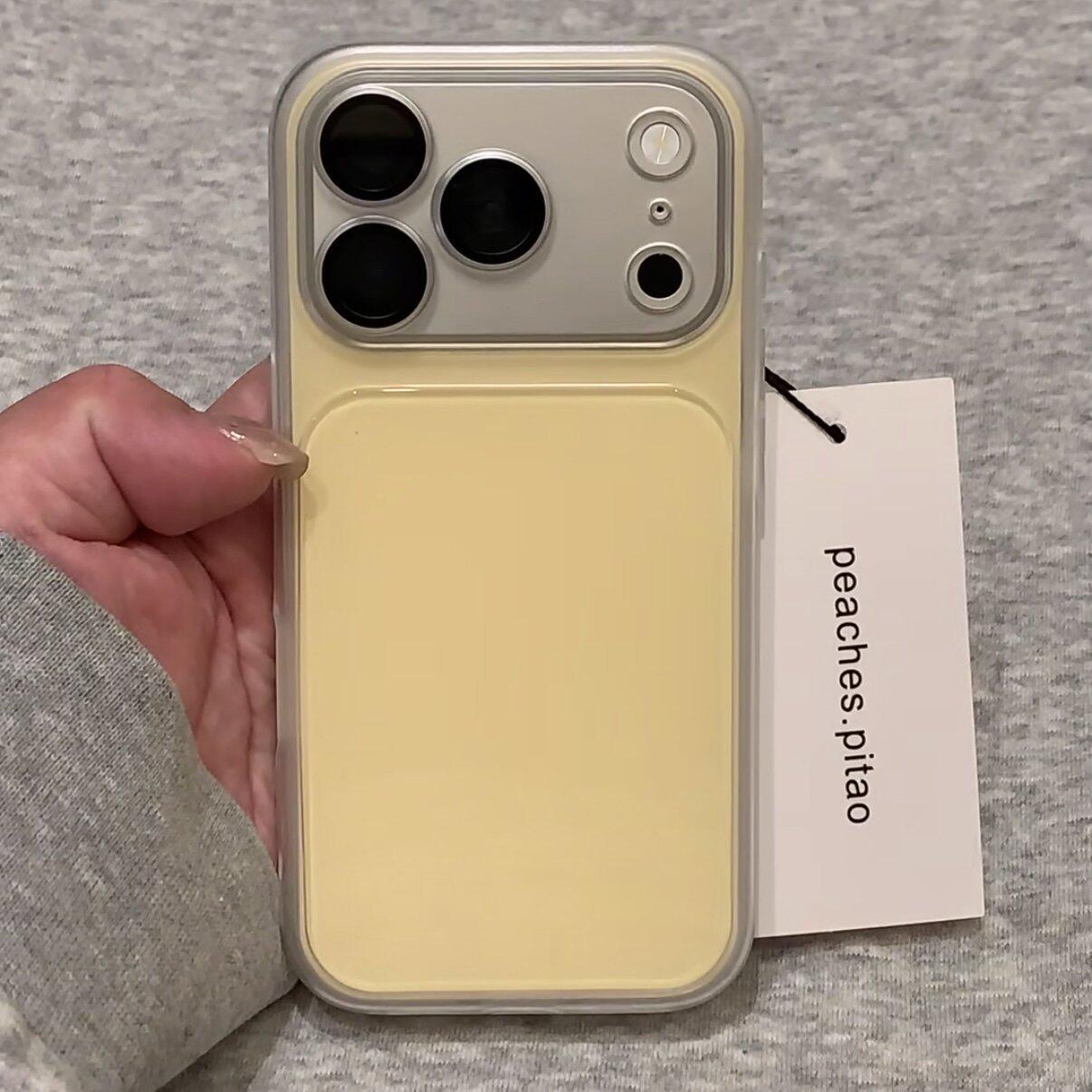 

Compatible with iPhone 17 Pro Max, this simple Apple 16 protective case transforms your phone with a large lens window film. For iPhone 15 Pro