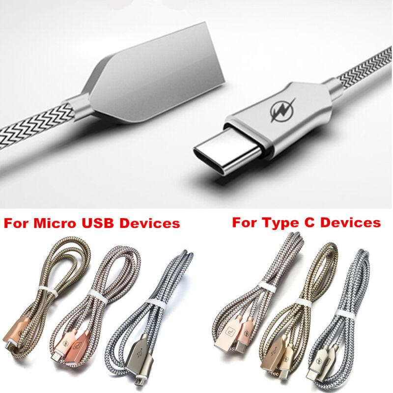 24a Zinc Alloy For Iphone Micro Usbtypec Fast Charging Charger Data Cord Cable