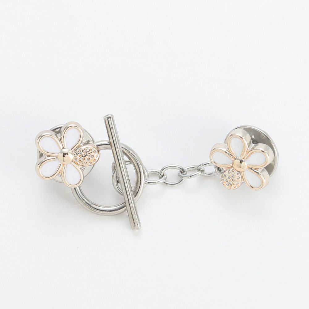Bear Close Neckline Decorative Brooch Flower Camellia Anti-light Brooch Clothing Accessories