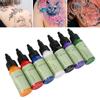 7pcs Professional Tattoo Ink Set Long Lasting Fast Coloring Tattoo Pigment (207.2ml)