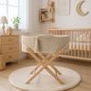 Mattress for Moses basket BOHO - SILVER with silver ions