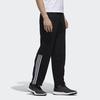 Adidas Knitted Sweatpants Men's Black Moderate Straight Fit Pants DW4613
