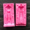1 Set Body Mold Flexible Bendable Silicone Male Female Full-body Mold for Home