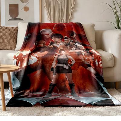 Resident Evil Weich und bequem Flanell Geeignet für Sofas Wohnzimmer Camping im Freien Reisen und auch ein tolles Jubiläumsgeschenk