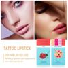 Set di labbra per tatuaggio con tampone di cotone antiaderente creativo e macchie di labbra per impermeabili E7V4