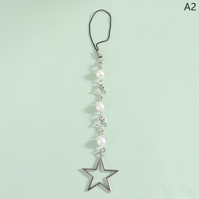 Minimalist Phone Lanyard Cute Star Heart Cross Pendant Phone Strap Phone Charms Accessories