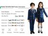 Plaid British Style Girls' Uniform Set for Kindergarten & Elementary School