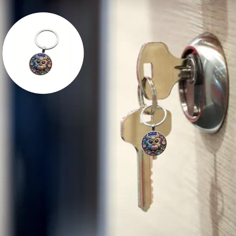 Portachiavi Multifunzione Gufo Accessorio Per Decorazione Fascino Borsa Leggero Portachiavi Decorativo Accessori