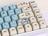 141 Keys XDA Profile Dye Sublimation Printing PBT Keycap Set Custom Cute Keycaps US Layout MX Switches Compatible with Mechanical Keyboards Keycaps,