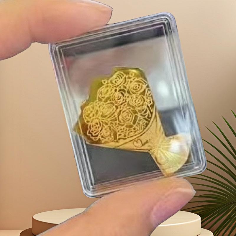 Pure Gold Phone Sticker 999: 2mg Gold for Prosperity, Health & Wealth
