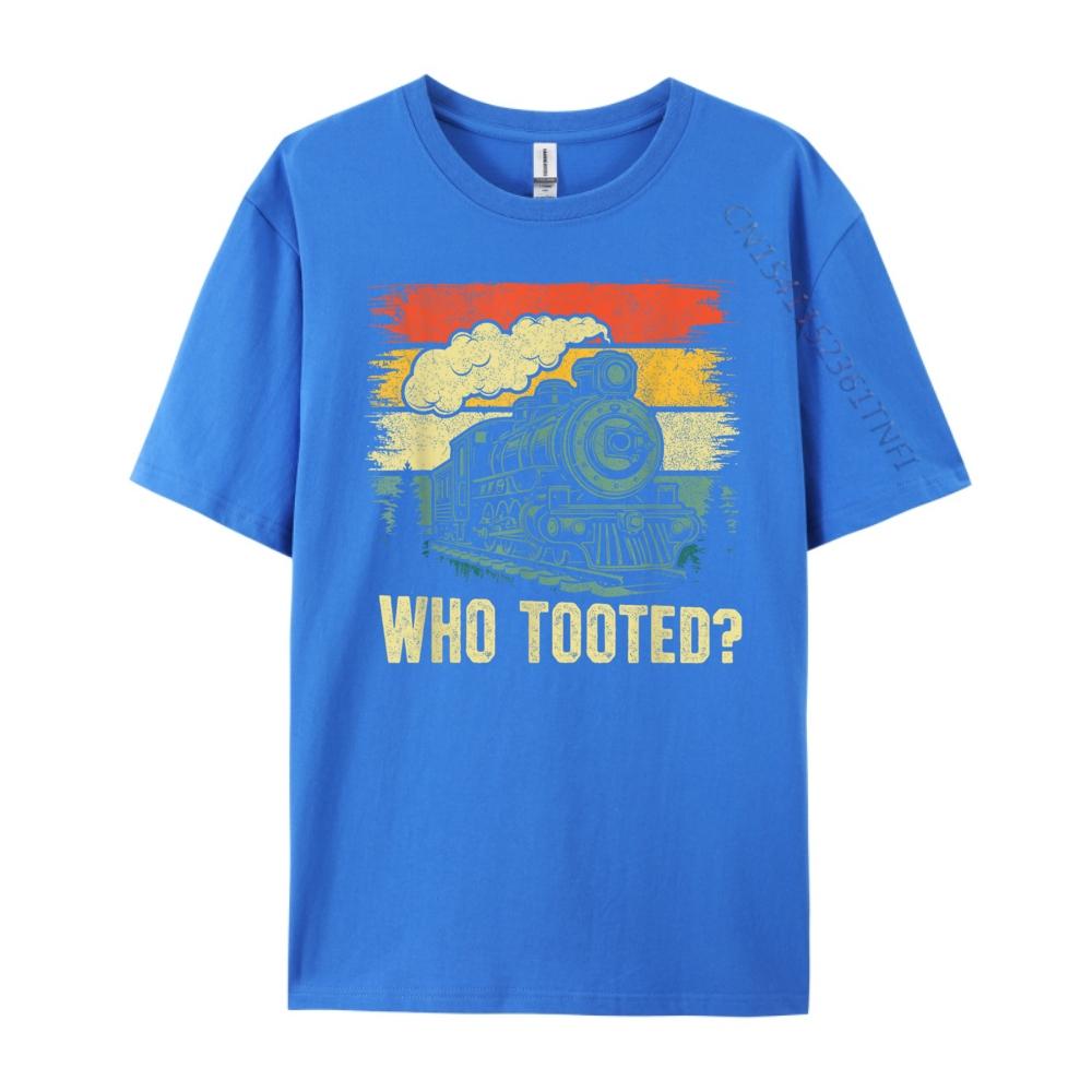 Funny Who Tooted Train Lovers Boys Men 3XL Men Clothing Streetwear Big Size Cool