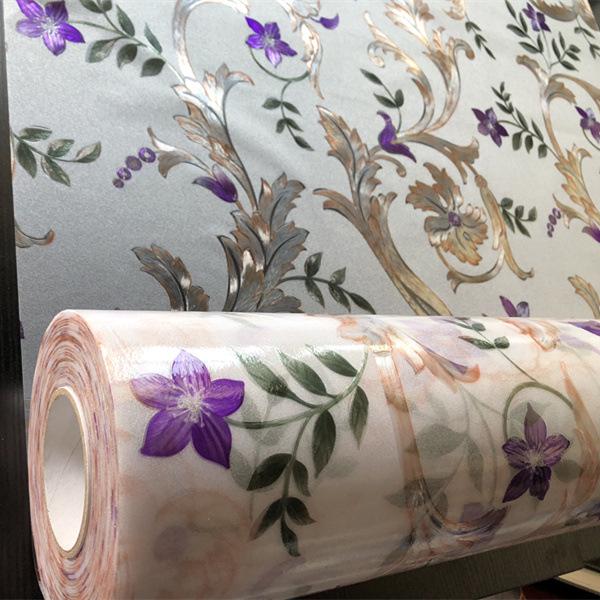 Ranní sláva Statická přilnavost Matná okenní fólie: Reliéfní, Průsvitné Soukromí pro Koupelny