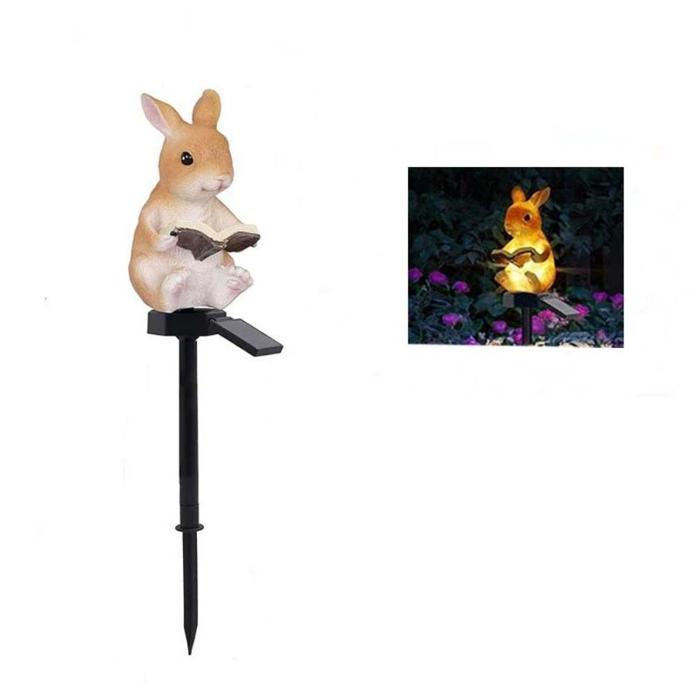 Waterproof Solar Animal Lamp Cute Rabbit Squirrel Lawn Light Outdoor Solar Light  Garden Lawn
