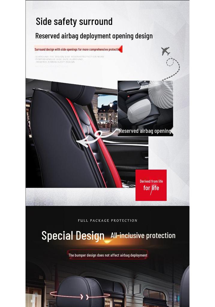 Dedicated All-Season Car Seat Cushion for Blue Electric E3 405KM Comfort/Luxury Versions - Universal Full Coverage