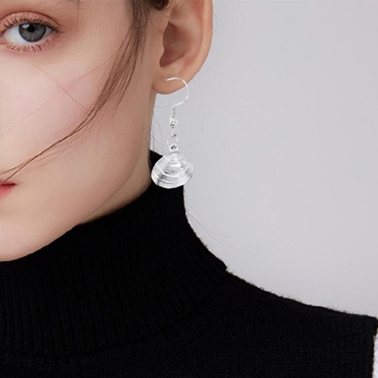 Elegant Shell Stud Earrings Stainless Steel Allergy Resistant Jewelry Lightweight For Women Fashion