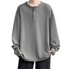 Platilive Long Sleeve Solid Plus Sizes Size M Men's T-Shirt, Color, Soft, Available, Popular, Classic, Stylish, Comfortable, Streetwear, Sweatshirt,