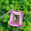 Natural Pink Tourmaline 13 Ct Emerald Shape Certified Loose Gemstone I828