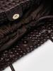 Za 2025 Women's High-End Woven Tote Bag: Fashionable Large-Capacity Handbag & Shoulder Shopping Bag