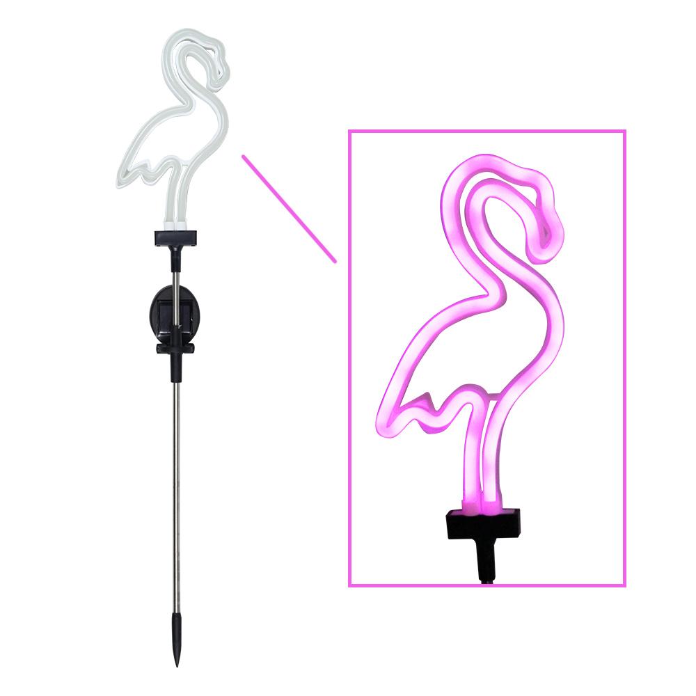 

Неонова сонячна садова ліхтар Водонепроникний ландшафтний ліхтар для двору Різдвяна ялинка Фламінго Неонові вогні Різдвяна вечірка Декор Товари