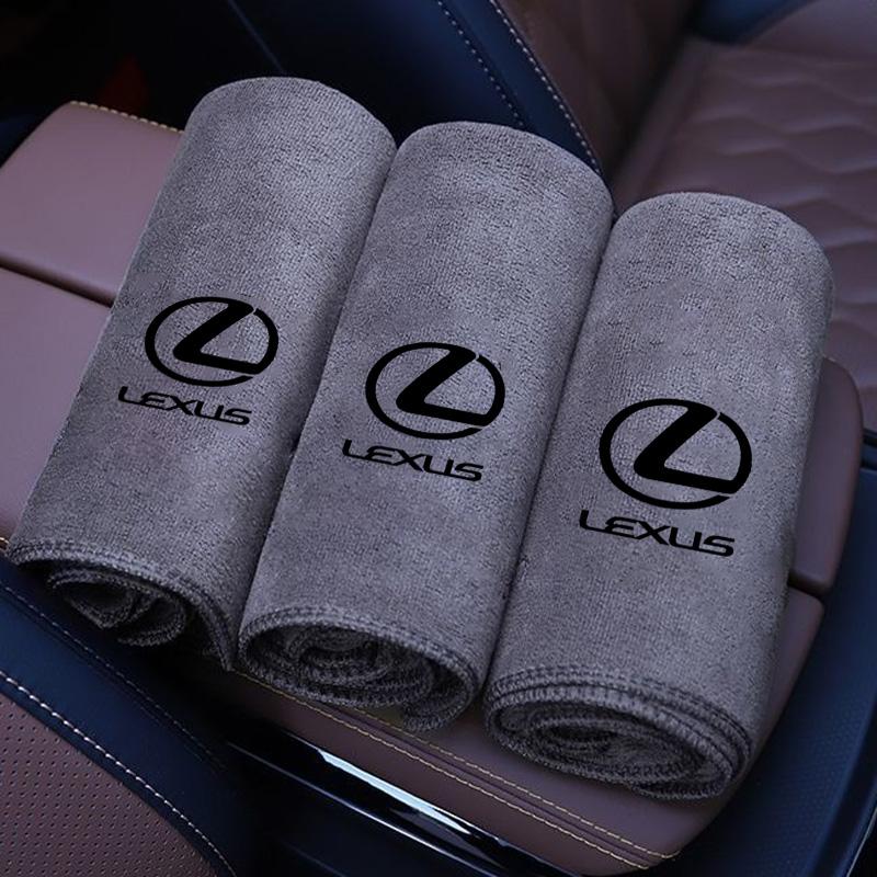 1pcs Car Wash Drying Cloth Towel Auto Detailing Polishing Clean Tool For Lexus IS250 Ct200h LS430 LX570 NX300h IS300h RX330 ADR1