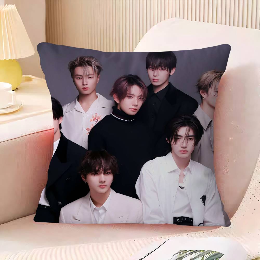 

E-ENHYPEN Наволочка 45x45см Мила наволочка Подушка для вітальні Чохол для подушки для дивана Спальня Домашній декор Дитячий подарунок 24x24Inch