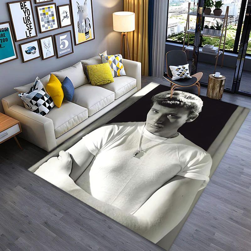 Johnny Hallyday: Le Phénix carpet Living room and bedroom mats printing Art Protective pad Room