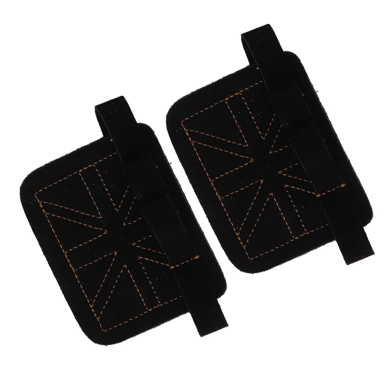 

Fitness Gym Grip Pads Thickened Double Layer Cowhide 4 Finger Gym Workout Gloves for Weightlifting Exercise Training чёрный