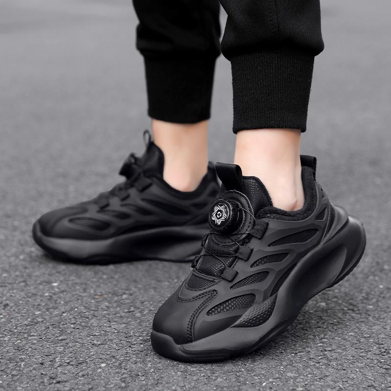 2 To 12 Years Old Boys Girls Kid's Winter Walking Casual Sneakers Waterproof Childrens Students Outdoor Sport Running Shoes