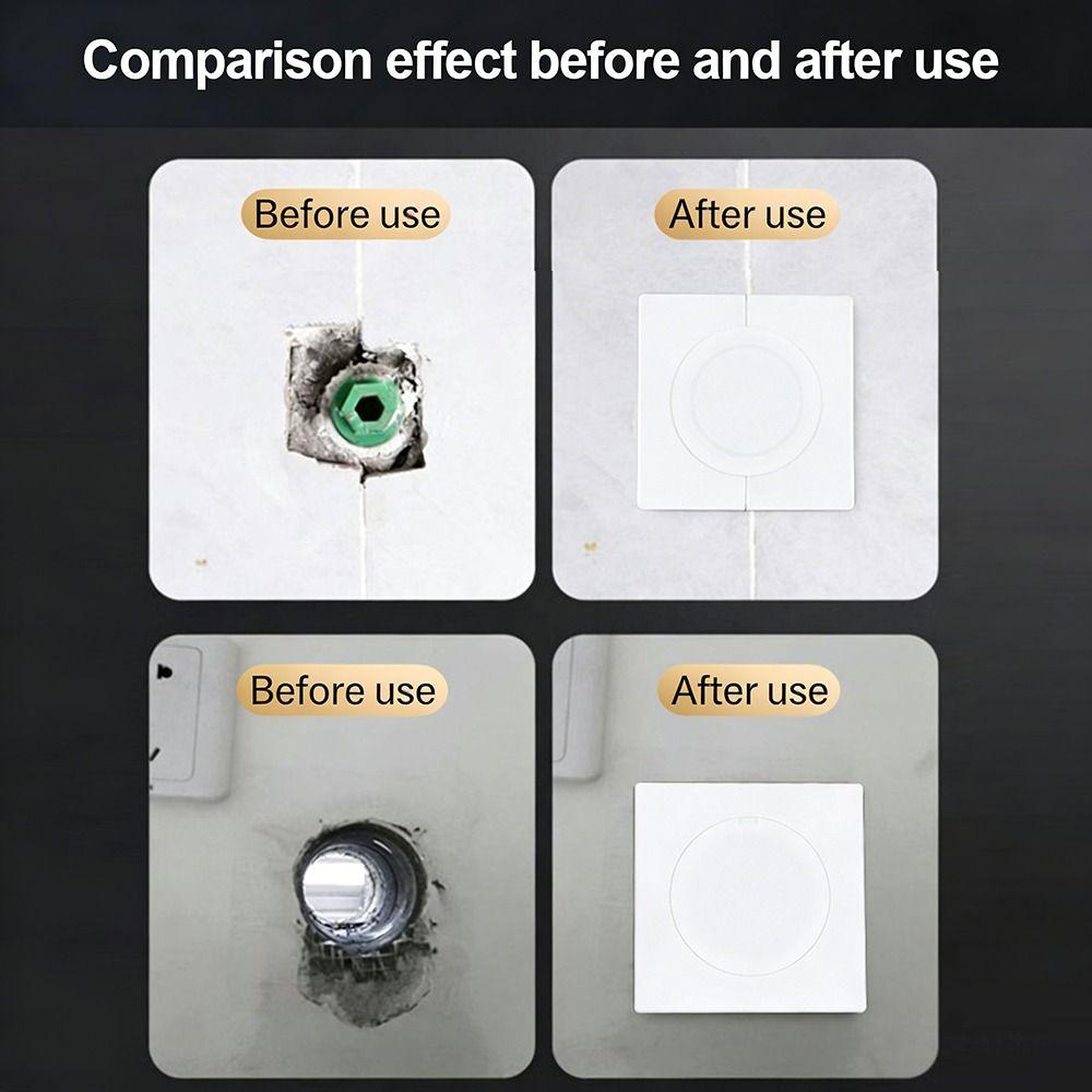 86Type Wall Hole Cover Easy Install Hole Cap Creative Air-conditioning Dust Plug  Pipe Sealing