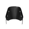 For Yamaha Kawasaki Suzuki Cafe Racer For Harley Honda Motorcycle Universal Black Windshield Wind Deflector Windscreen Fairing