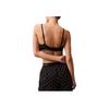 Calvin Klein Comfortable Minimalist Thin Lined Triangle Bra Women Underwear Black QF8257-007