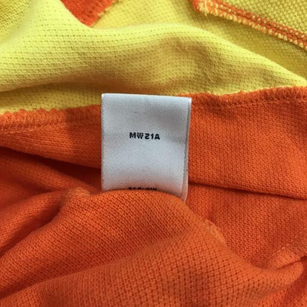 Polo Ralph Lauren Rugby Shirt Long Sleeve Men XL Orange Embroidered vintage(USED)
