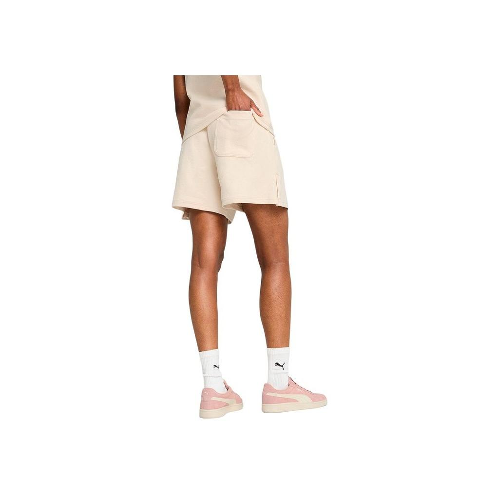 Puma Breathable Comfortable Three-Quarter Casual Shorts Women shorts Beige 687715-87