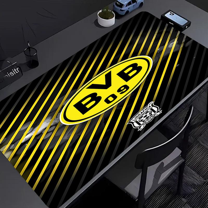 Borussia Dortmund Mauspads - Rutschfeste Gummibasis, Glatte Oberfläche für Arbeit, Gaming, Büro und Zuhause, Schreibtisch-Mauspad
