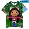 Trička Anime Gabbys DollHouse 3D tisk Streetwear Chlapci Dívky Roztomilé Neformální Móda Tričko větší velikosti Dětská Trička Topy Oblečení
