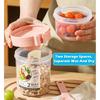 Convenient Breakfast Salad Cup, Portable Yogurt Cereal, Oatmeal Snacks, Frozen Cake Container with Lid Fork, Salad Dressing Rack
