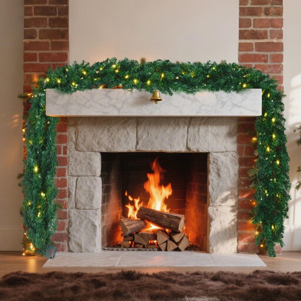 Christmas Tree PVC Lamp Rattan Christmas Wreath Door Hanging Christmas Decorations.