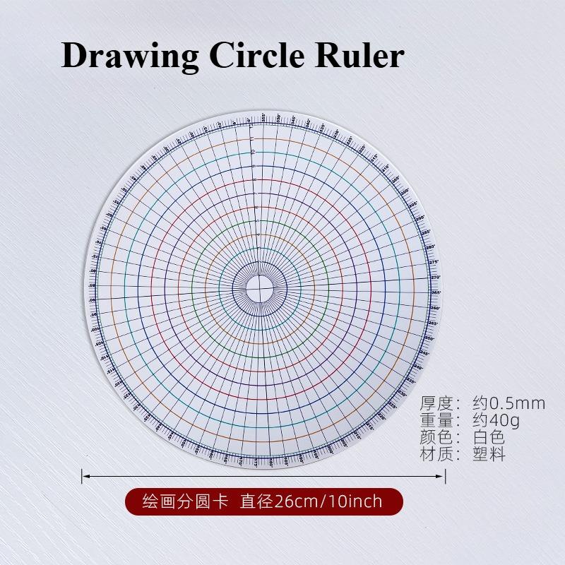 

Pottery Painting Tools Circular Ruler Dividing Block Ruler Drawing Average Ruler Rounder Clay Tools