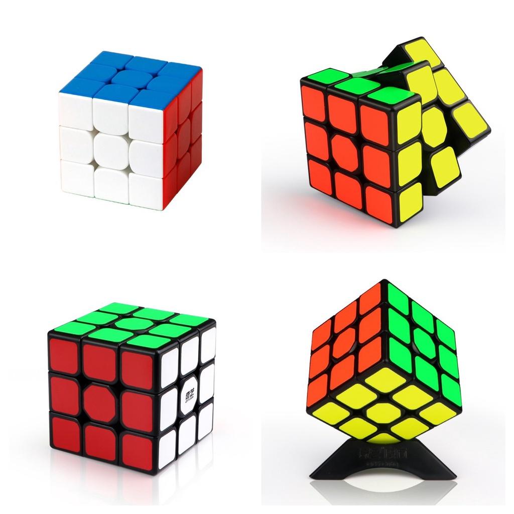 Professional 3x3 Magnetic Cube For Competitions In Magnetic Rainbow And Black