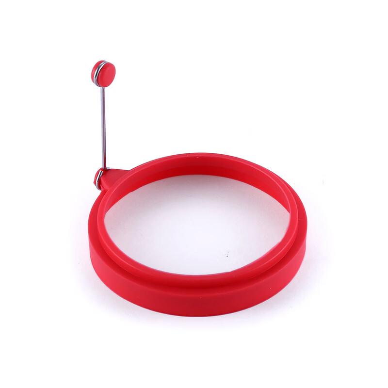 MDNG Silicone Egg Ring with Stainless Steel Handle
