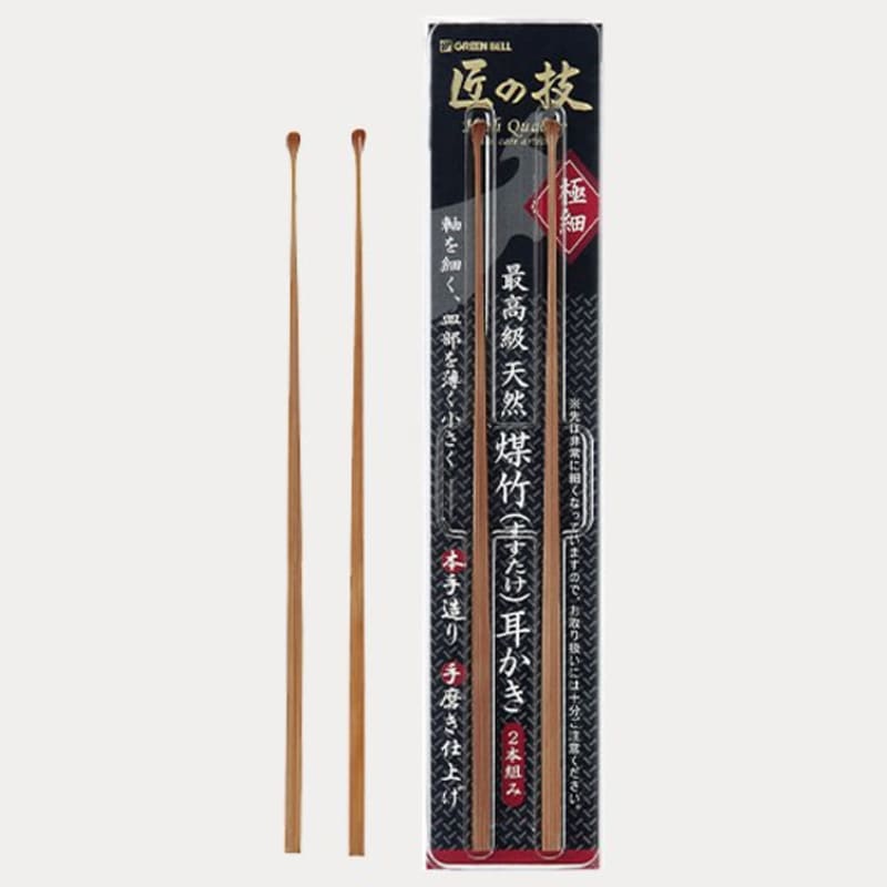 [Green Bell] Takumi No Waza Bamboo Earpick 2P