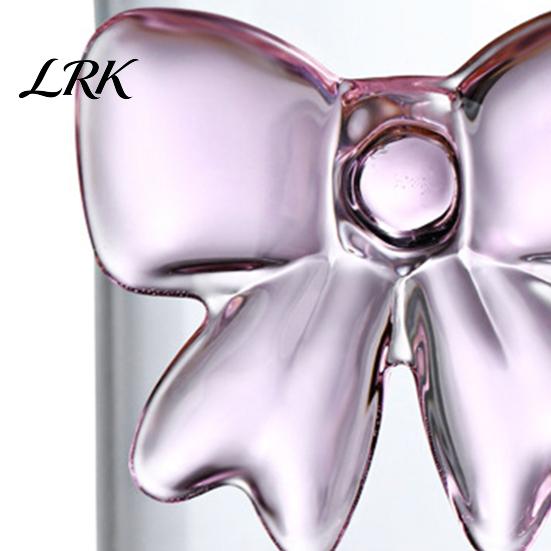 Heat Resistant Glass Tumbler Bow Cup, Breakfast Milk Coffee Mug, 300ml Whiskey for Decorative Transparent Cup Juice, Tea Home Bar Decor Gift