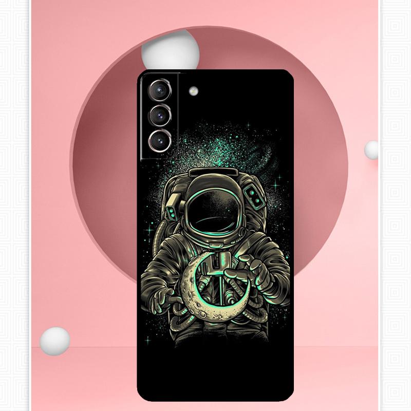 Astronaut Star Space Case For Samsung Galaxy S25 Ultra S25 FE S20 S21 S22 S23 Plus S9 S10 S24 Ultra Cover Funda
