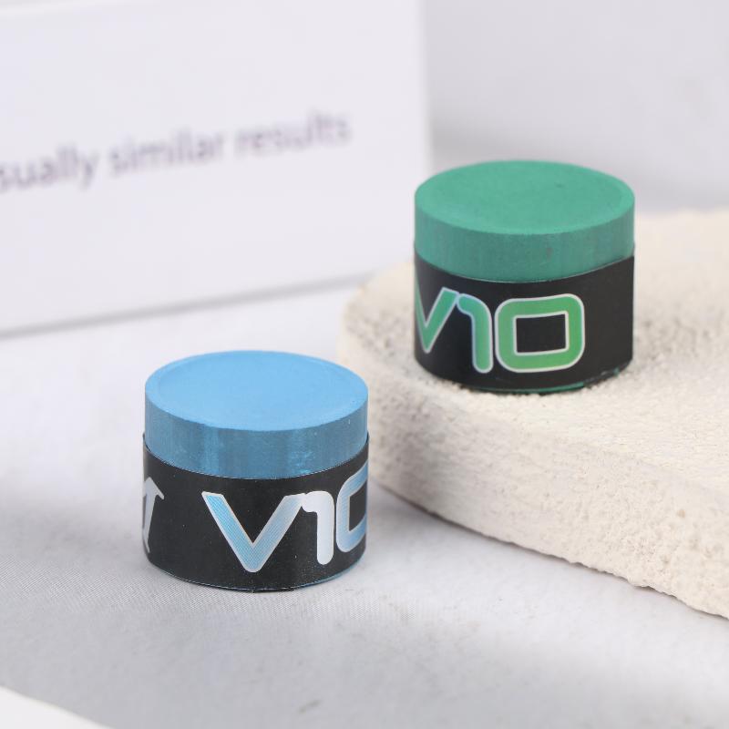 1 Pcs With Storage Box No-Slip Billiard Chalks Pool Cue Stick Chalk Snooker Easy Powder Billiard Chalk Pool Accessories