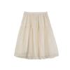 Girly Yarn Gauze Skirt Spring and Summer New Design Fluffy Bud Skirt Versatile A-shaped Skirt