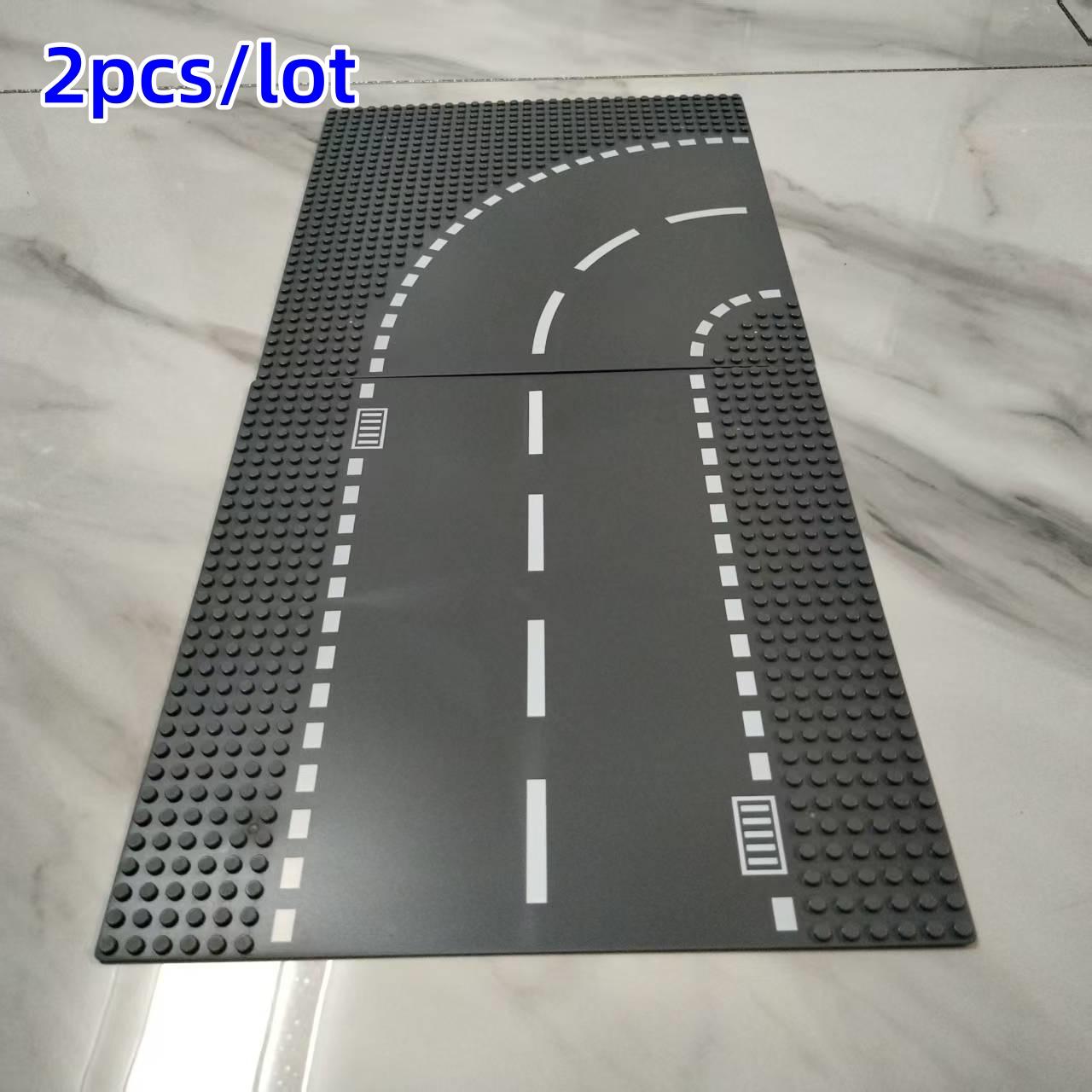 

Детские игрушки строительные блоки Базовая пластина Город Улица Сцена Перекресток D-образный перекресток Прямой поворот Совместимо с